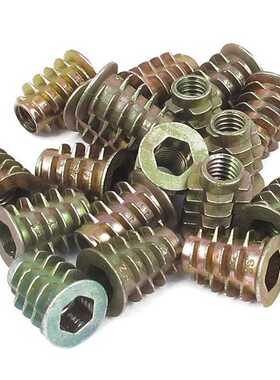 20 pieces M6x 15mm hexagon socket screw thread insert nut fo