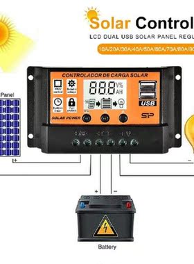 Solar Charge Controller MPPT Solar Controller Battery