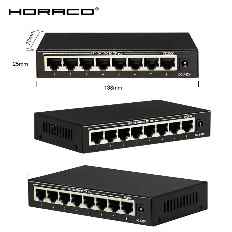 5/8/16/24 Gigabit Ethernet Switch 10/100/1000Mbps RJ45 LAN F - 图3