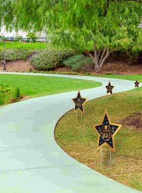 Graduation Sign Garden Decorations Lawn Congrats 2022 Party
