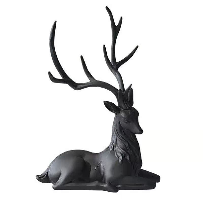 Creative Elk Resin Ornaments Home Furnishings Wine Cabinet