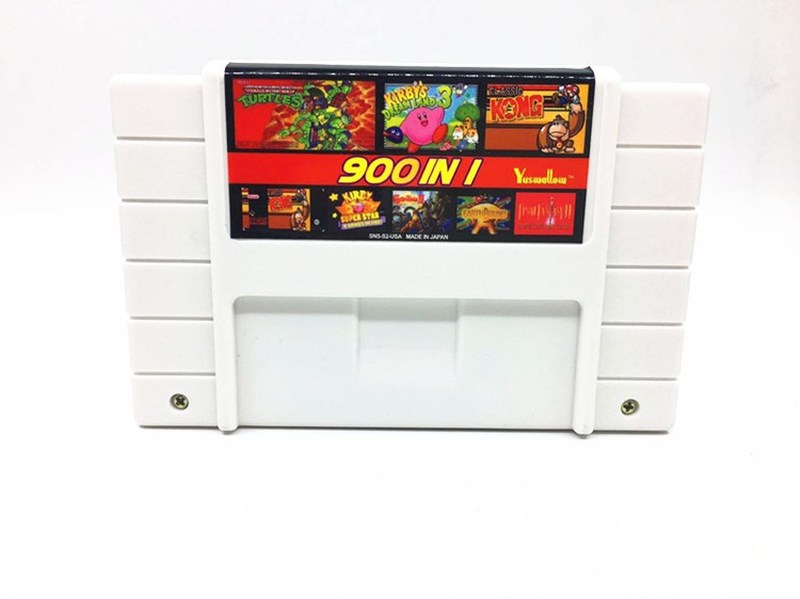 Super DIY Retro 900 in 1 Pro Game Cartridge For 16 Bit Game - 图0