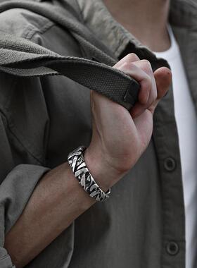 s925银泰国手工编织手镯