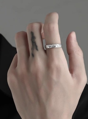 镀S925银新款貔貅戒指男潮小众招