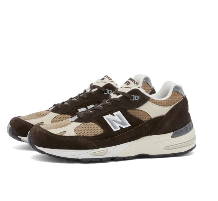 NEW BALANCE M991 猪皮绒面革 男子运动鞋 英产 M991BGC - 图3