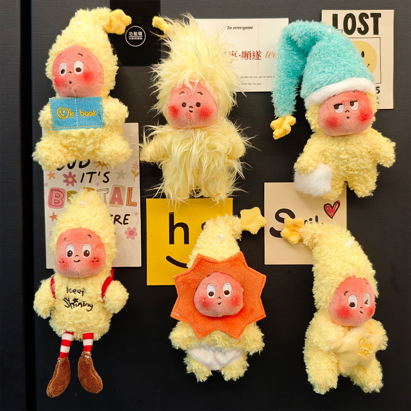 星星人 冰箱贴入户门磁贴装饰可爱公仔立体磁吸家居装饰吸铁石,淘宝优惠券,粉丝福利购,淘宝优惠卷