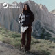 Panda casual jacket hooded down jacket