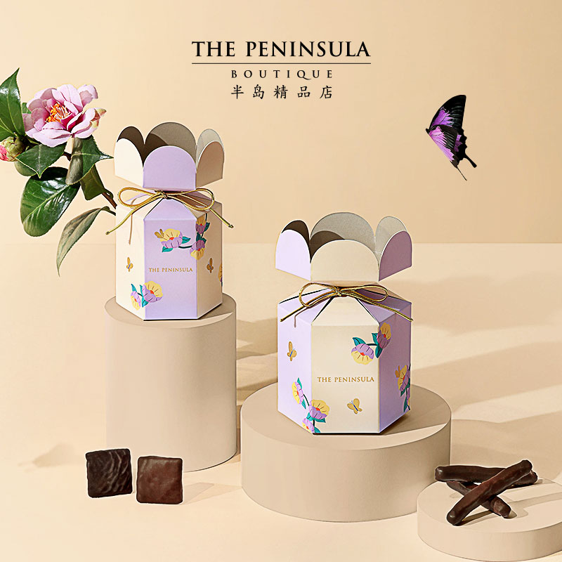 ThePeninsula半岛零食黑巧克力橙条扁桃仁浓香礼盒装官方旗舰店 - 图1