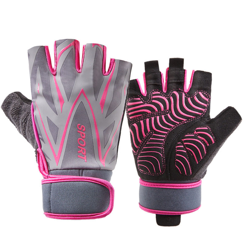 骑行健身手套冰丝半指男士杠铃户外单车动防晒撸铁透气加长防滑,淘宝优惠券,粉丝福利购,淘宝优惠卷