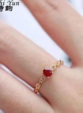 通勤小众轻奢麋鹿网红s925时