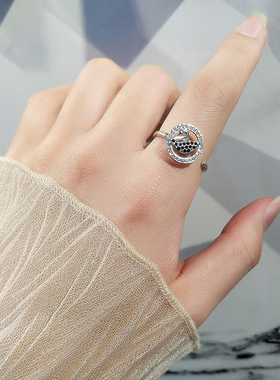 帕诗韵女925精美时尚小天鹅戒指