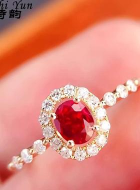 戒指金风女通体s925环宫廷麋