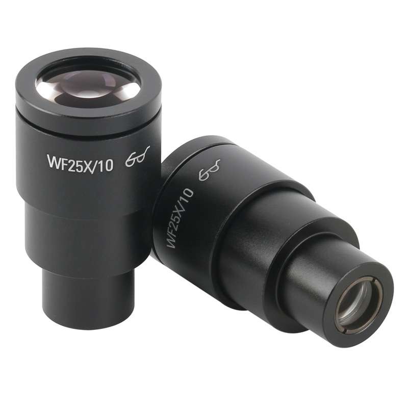 WF25X体视显微镜广角目镜大视野高眼点25倍 1对 - 图0