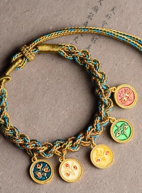 五路财神转运珠扎基拉姆手链