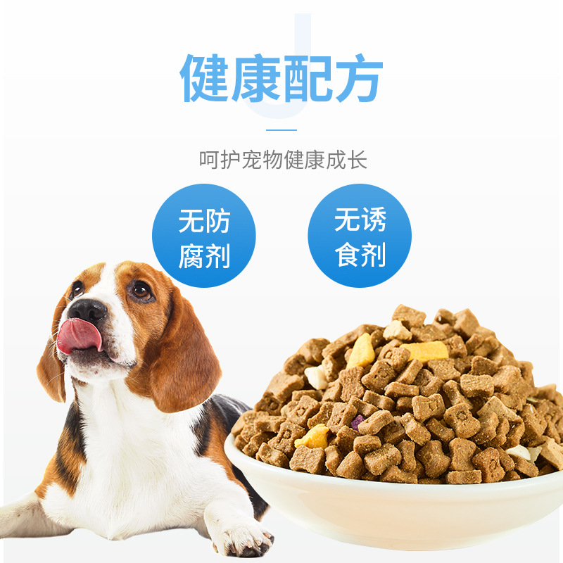 低温烘焙狗粮1.5Kg冻干多拼狗粮小型犬通用幼犬成犬粮全价狗粮 - 图0