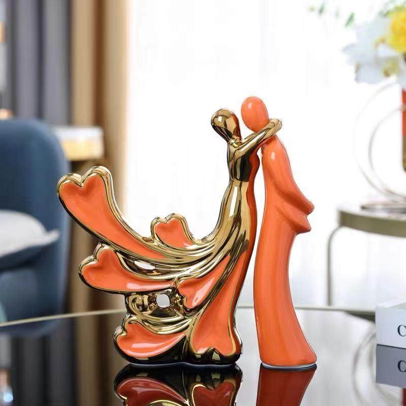 酒柜装饰品摆件简约现代轻奢高档电视家里家居客厅橙创意套装组合,淘宝优惠券,粉丝福利购,淘宝优惠卷