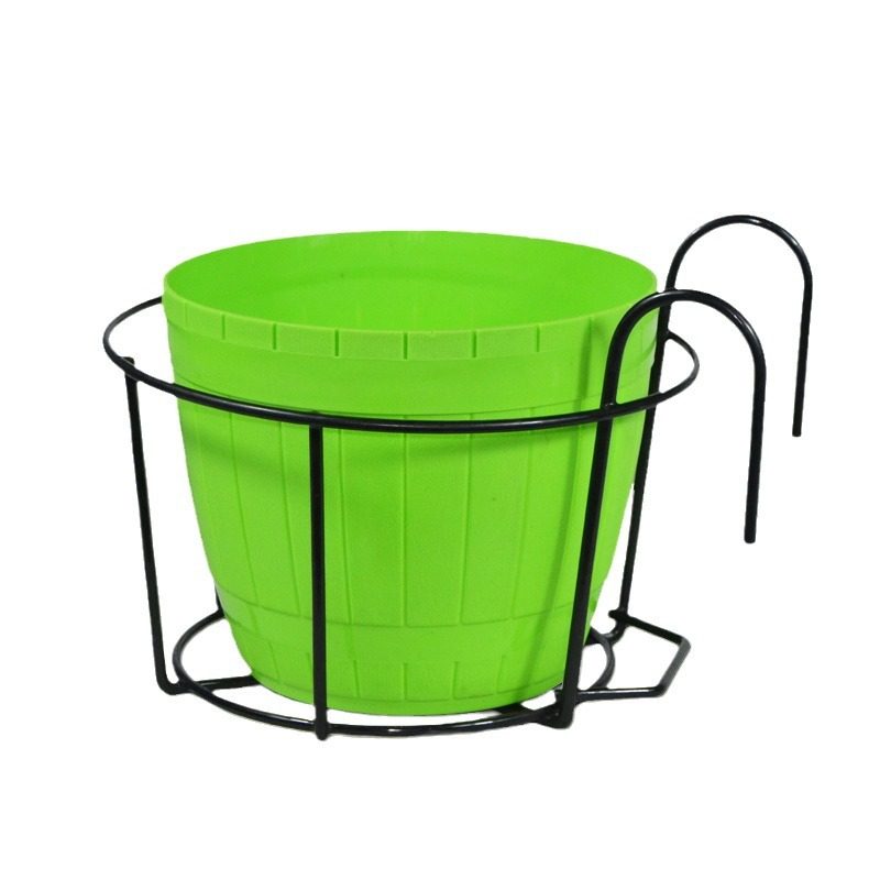 阳台花盆悬挂式花架栏杆护栏壁挂铁架绿萝多肉盆栽花圆形置物架,淘宝优惠券,粉丝福利购,淘宝优惠卷