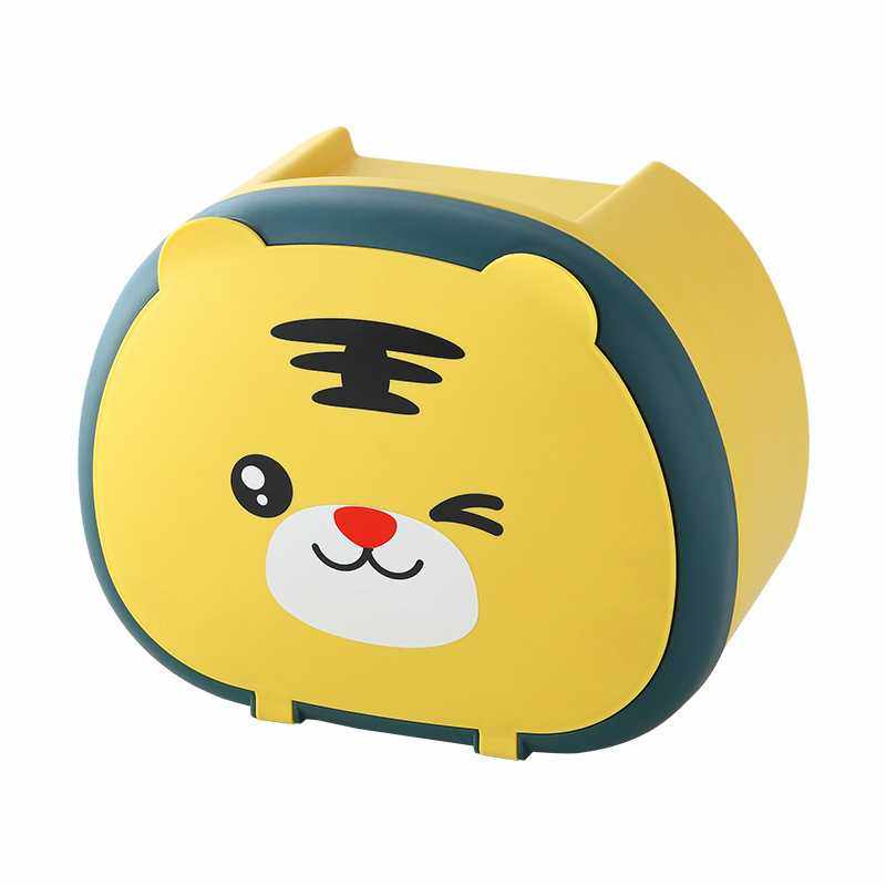 新款直销卡通洗脸巾收纳盒 壁挂纸巾收纳盒免打孔磁吸卷纸收纳纸,淘宝优惠券,粉丝福利购,淘宝优惠卷