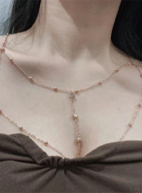纯欲胸链身体链锁骨链女