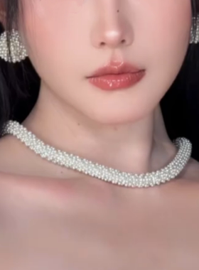 欧美辣妹超闪夸张凹造型项圈