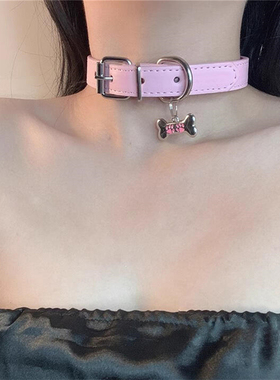 甜酷骨头项链女choker亚文化