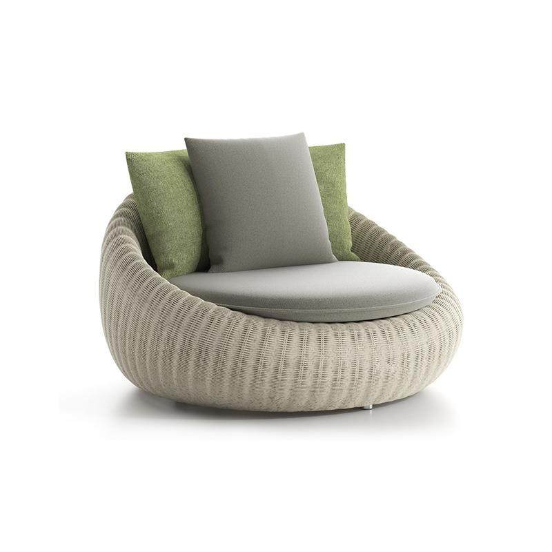 户外编藤沙发组合休闲别墅庭院室外花园游泳池圆形懒人沙发三件套,淘宝优惠券,粉丝福利购,淘宝优惠卷