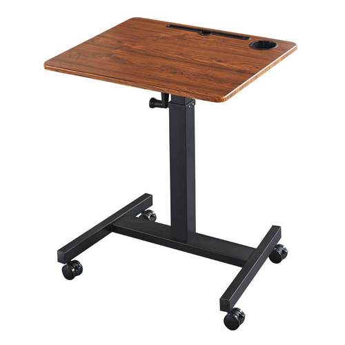 电脑桌家用学习桌多功能折叠小书桌站立式工作台可移动办公升降桌 - 图3