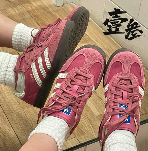 adidas Originals Gazelle男女时尚百搭潮流休闲防滑耐磨低帮板鞋 - 图0
