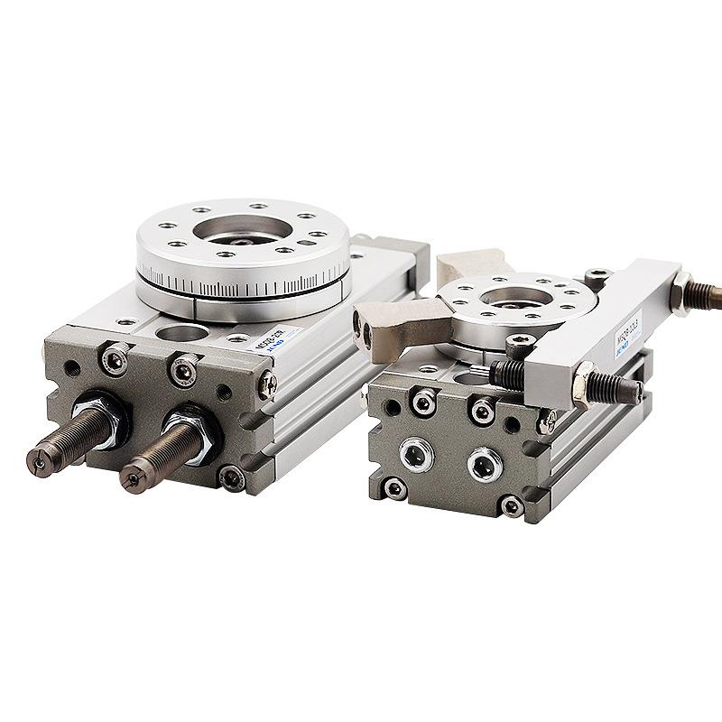 气动旋转摆台气缸MSQB10/20R/30/50/70/100A180°摆动回转气缸 - 图1