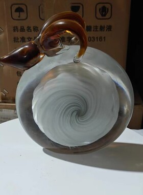 古法琉璃工艺绵羊山羊送朋友家人玄关摆件家用创意家居商务礼品