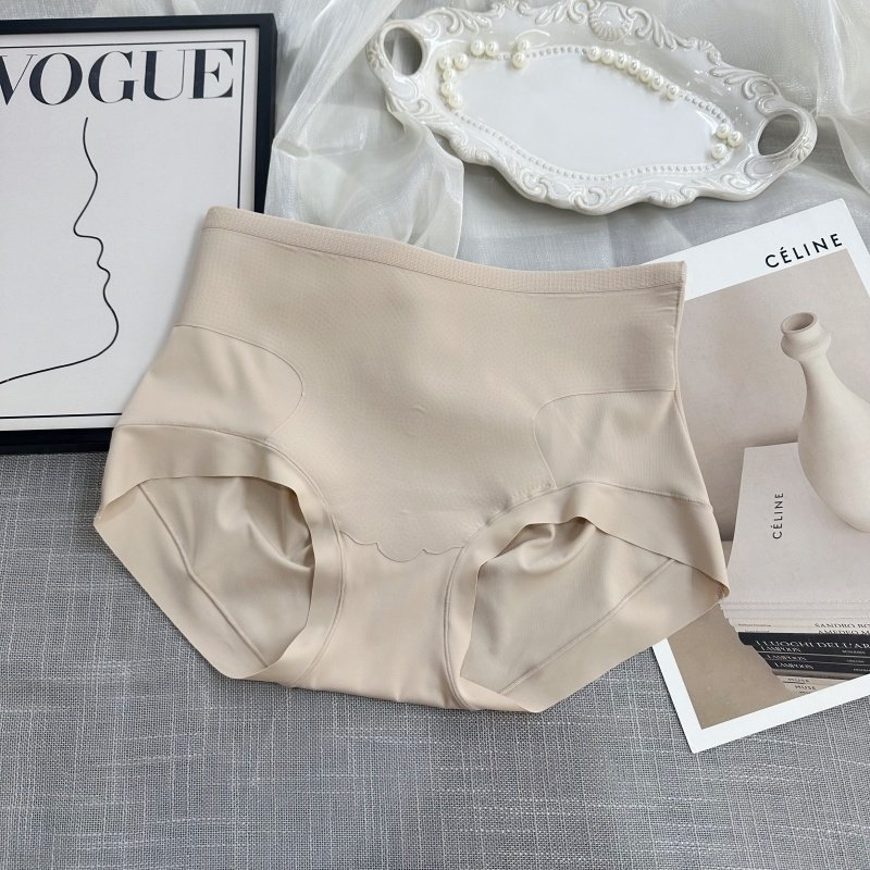 中腰无痕内裤女提臀微压收腹收小肚子隐形肤色冰丝不卷边桑蚕丝裆,淘宝优惠券,粉丝福利购,淘宝优惠卷