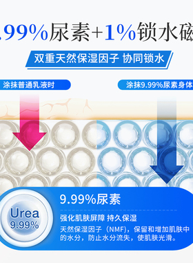 9.99%尿素身体乳高效保湿补水