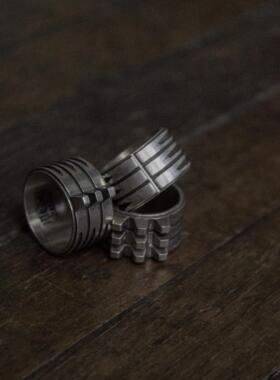 MOUNTMESU_银钉Silver Nail Tools  Symbol Ring银饰工匠先锋暗黑