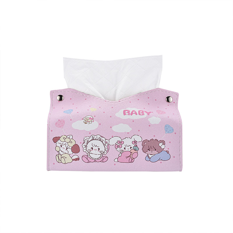 Mikko联名纸巾盒少女心家用客厅可爱车载抽纸盒皮质书桌面餐巾盒,淘宝优惠券,粉丝福利购,淘宝优惠卷