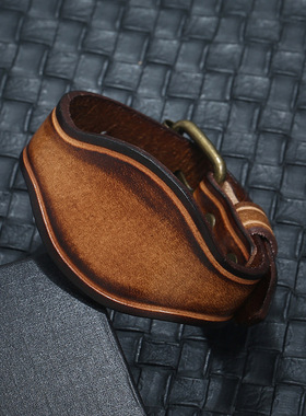 厂家直销2019欧美新款复古做旧手链简约男士饰品跨境稳定货源