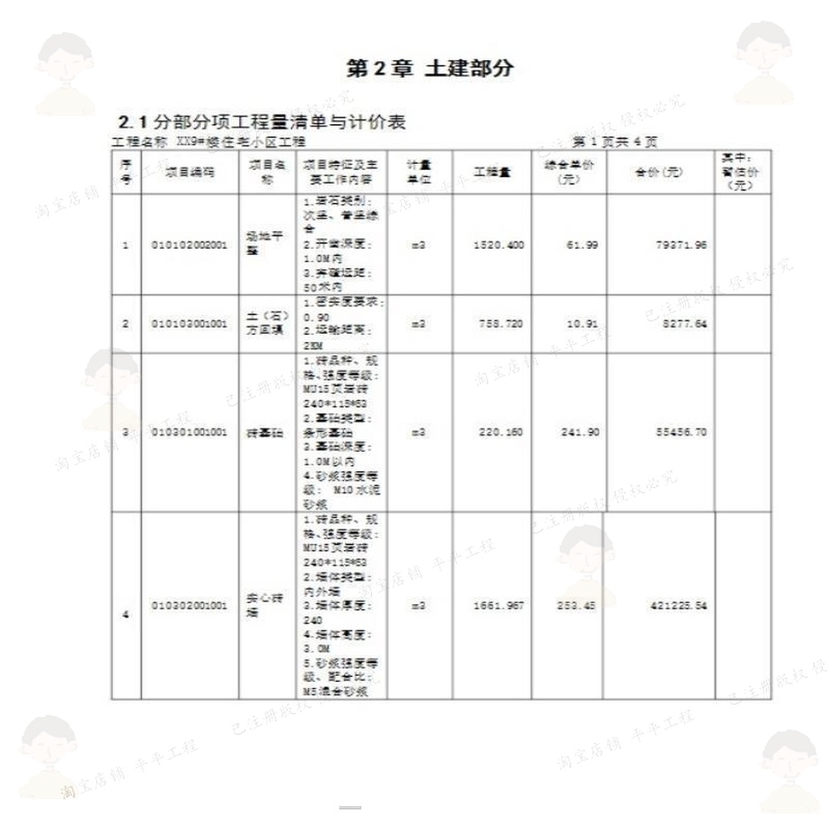 11层框架住宅楼建安工程投标书 方案投标工程住宅楼住宅投标书 - 图2