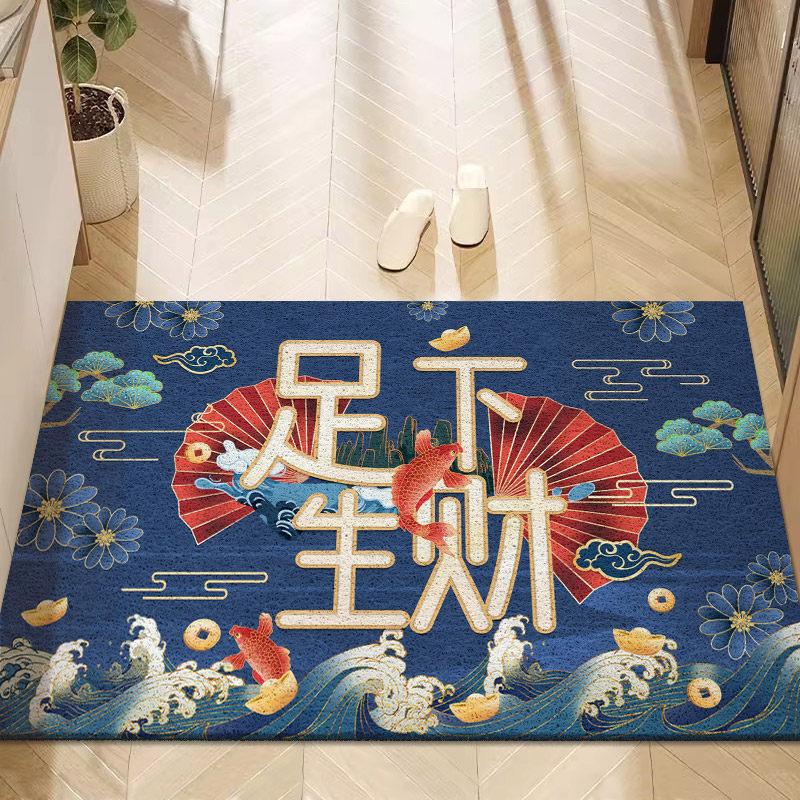 丝圈入户门垫国潮新款家用室外进门玄关脚垫子耐脏可裁剪门口地垫,淘宝优惠券,粉丝福利购,淘宝优惠卷