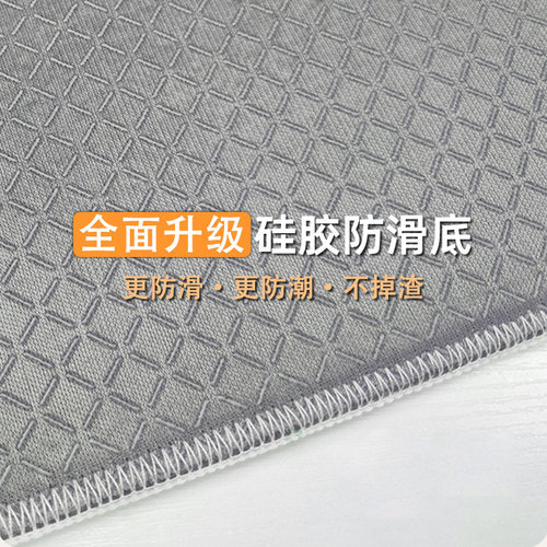 洗手间地垫防滑垫地毯浴室门口吸水洗澡脚踩垫卡通可爱仿羊绒地垫 - 图3