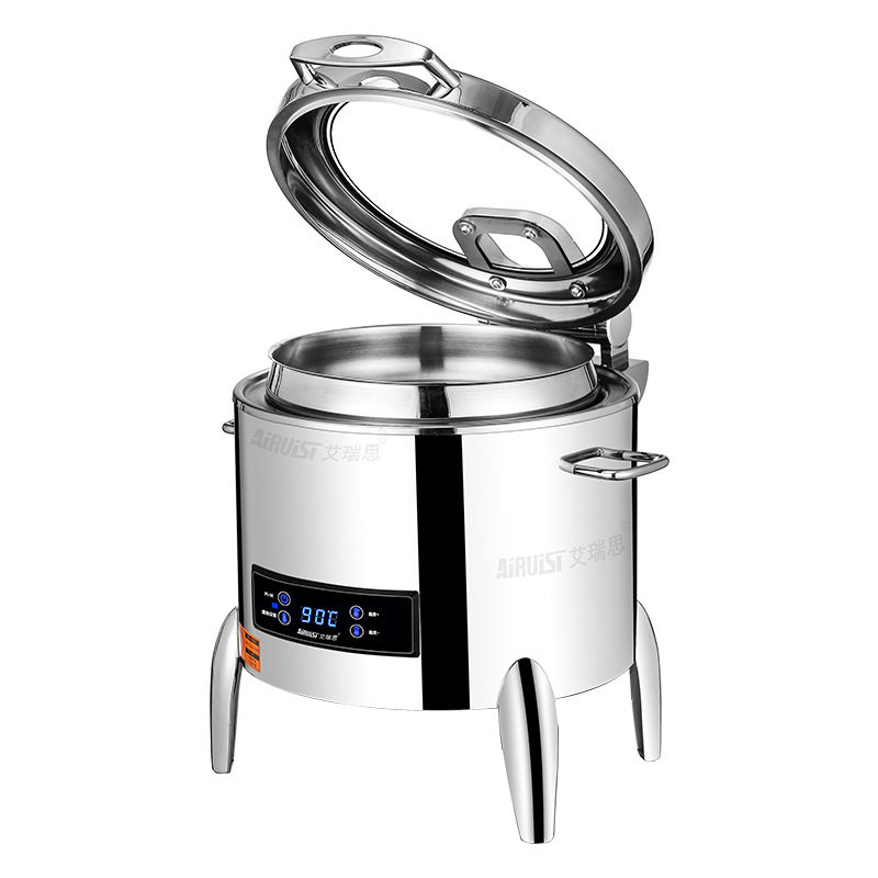 304触屏自助餐电子暖汤煲商用不锈钢保温粥锅酒店餐具电加热汤炉,淘宝优惠券,粉丝福利购,淘宝优惠卷