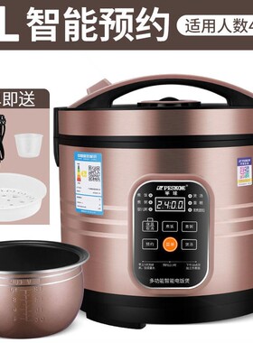 半球大容量电饭煲家用5L多功能煮人饭锅4智能预约3L全自动2L老式6