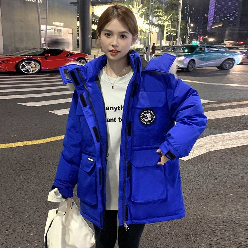 严选新款大毛领羽绒棉服韩版小个子加厚工装外套抽绳收腰显瘦面包,淘宝优惠券,粉丝福利购,淘宝优惠卷