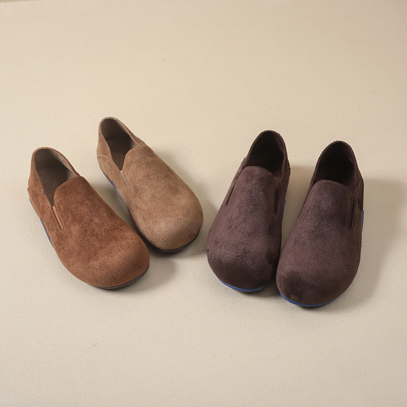 复古勃肯鞋女2025秋季新款平底内增高一脚蹬懒人休闲乐福软底单鞋,淘宝优惠券,粉丝福利购,淘宝优惠卷