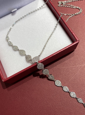 琚小姐小众气质锁骨链Y形项链