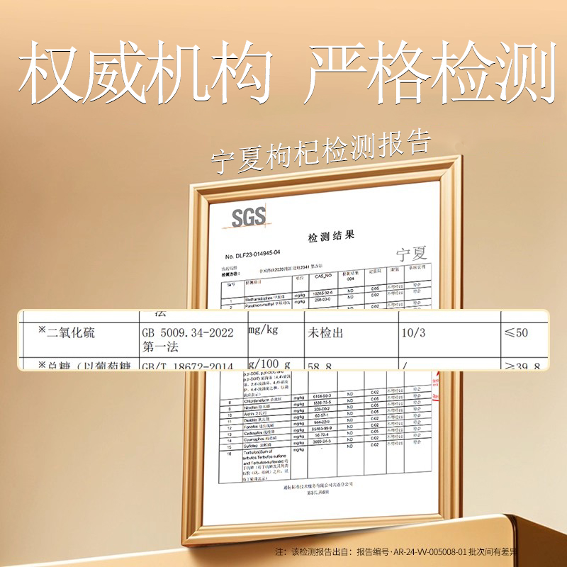 枸杞子宁夏特级500g男肾干正宗大颗粒红枸杞补泡水茶官方旗舰店阳 - 图1