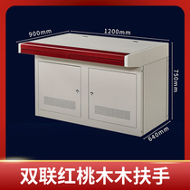 New dual-link platform Triple 2 United 3 United 4-League monitor console console 4 lianz 5-linked customized TV wall cabinet