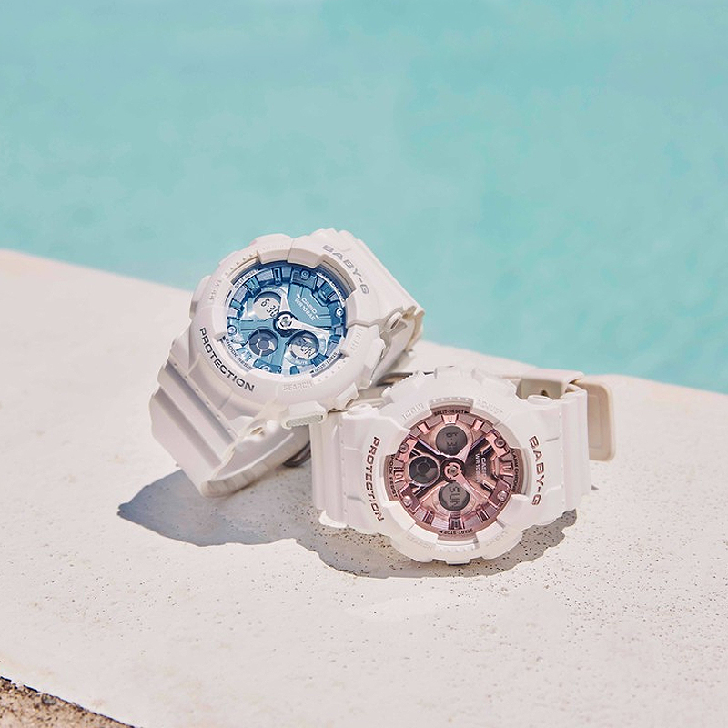 卡西欧baby-g独角兽运动防水防震女表BA-130-7A1/BGA-250-7A3礼物 - 图0