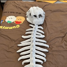 прикол 中华恐龙园同款恐龙骨架搞怪恐龙头套装扮服饰毛绒趣味整蛊玩具