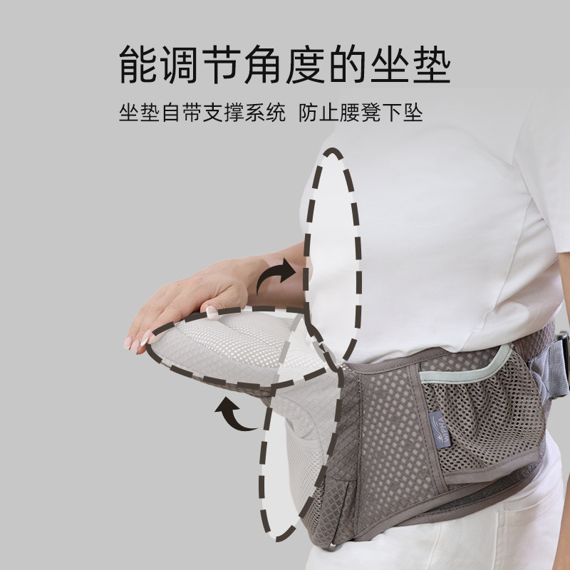 WIPHA 韦帕腰凳婴儿背带二合一小月龄宝宝轻便透气抱背娃外出神器,淘宝优惠券,粉丝福利购,淘宝优惠卷