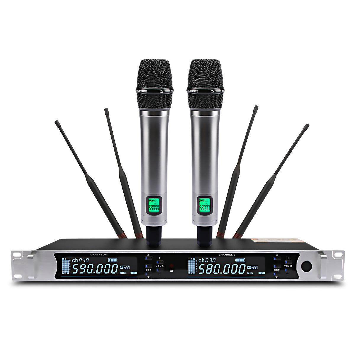 卡莱声无线麦克风一拖二舞台演出会议演讲直播KTV真分集调频话筒,淘宝优惠券,粉丝福利购,淘宝优惠卷