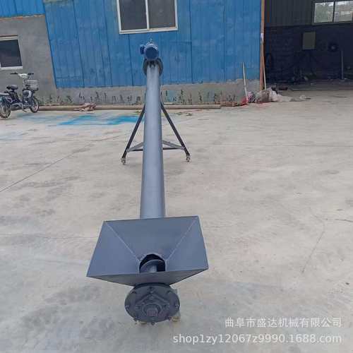 河沙装车车载式螺旋提升机加厚不锈钢甜面酱运输机价格 - 图0
